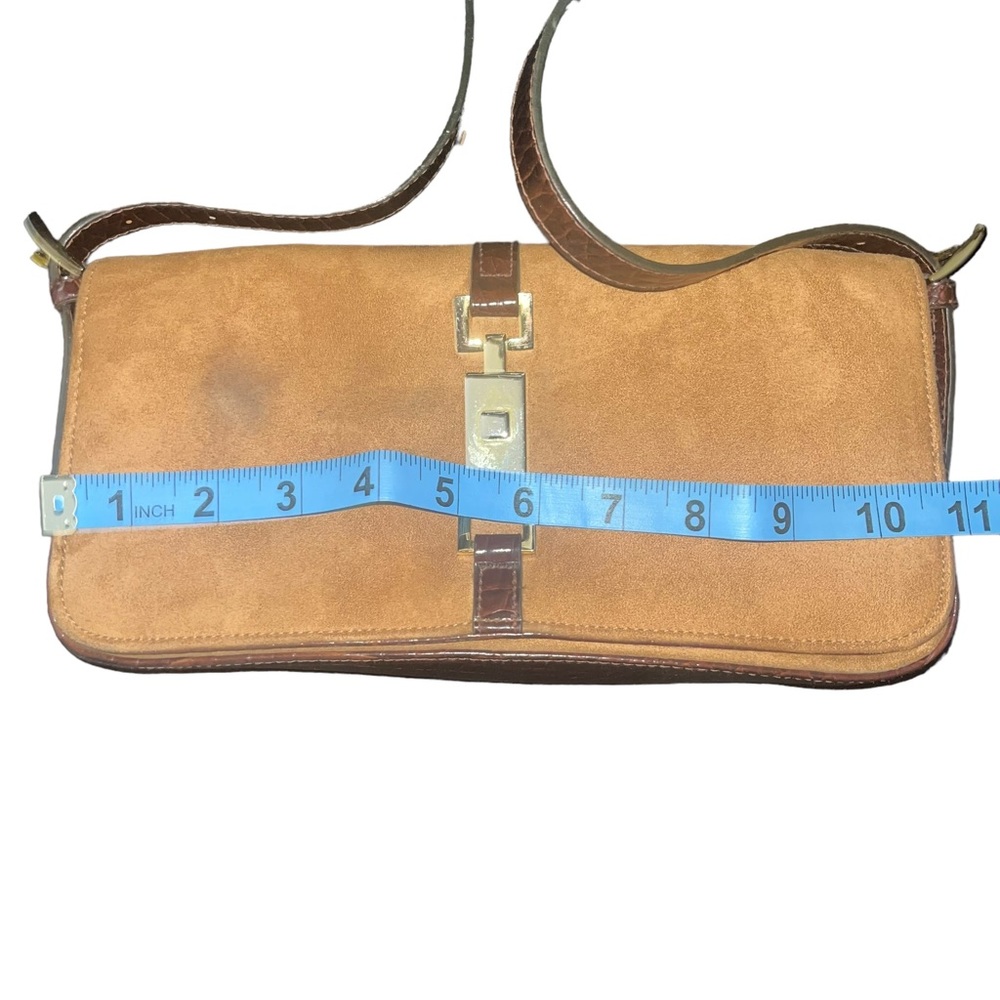 Vintage brown suede Mondani mini purse - Picture 16 of 16